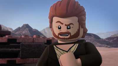 Clever. Doing the deal in plain sight - Lego Star Wars Summer Vacation