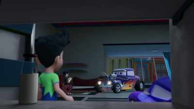 -[clicking]
-Huh? Dad, I'm losing juice. - Firebuds