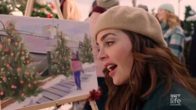 [clicks tongue] I just might, after work. - A Brush with Christmas