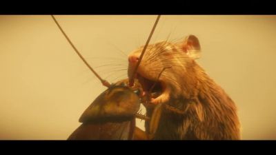 [Cliff] Oh! Gotta make it
into the cockroach. - Doom Patrol