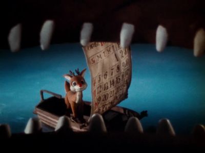 Climb inside It's safe in there - Rudolph's Shiny New Year