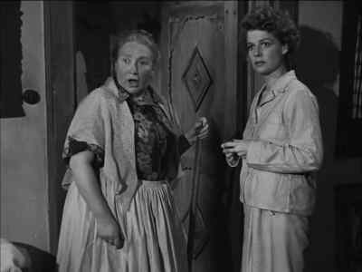 Climbing in
the nice young lady's room! Out here! - I Was a Male War Bride