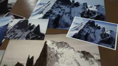 Climbing with
Alex, all the mountains shrunk - The Devil's Climb