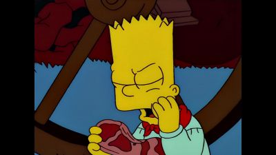 -(clinking noise)
-Ow! - The Simpsons
