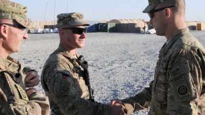 CLINT: My troop commander,
Captain Swanson, - Leavenworth
