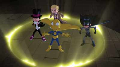 (CLOCK BELL TOLLING) - Justice League Action