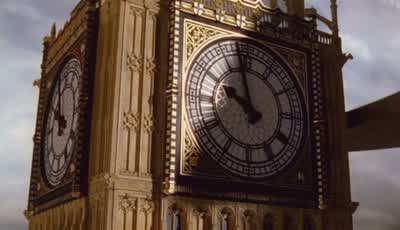 CLOCK CHIMES Whoever those aliens, they've been here for a while. - Doctor Who