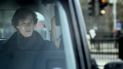 CLOCK TICKS SIREN WAILS IN DISTANCE - Sherlock