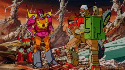Close cover before striking - The Transformers: The Movie