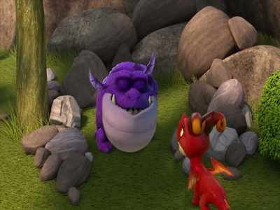 Close your eyes,
count Haggis jumping over your face. - Dragons: Rescue Riders