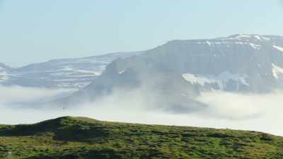 Close to the Arctic Circle,
it's topped by glaciers - Wild Babies