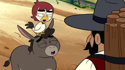[ Clucking and braying ] - Victor and Valentino