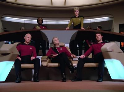 Cmdr Data, bring up the plans I
requested on the view screen, please. - Star Trek: The Next Generation