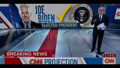 CNN projects Joseph R. Biden Junior - Death to 2020