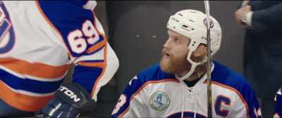 Coach Ronnie Hortense
had a few words for Doug Glatt - Goon: Last of the Enforcers