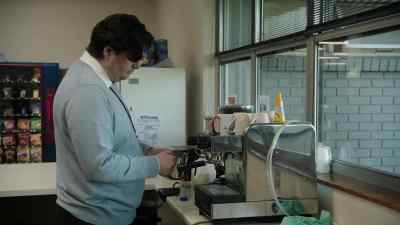[coffee machine steams] - The Office