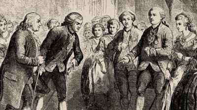 Cohn: Franklin had a terribly
difficult assignment. - Benjamin Franklin