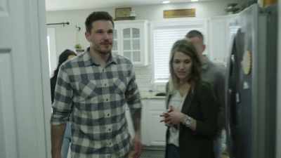 -[Cole] So this is your
current laundry room?
-Yes. - Down Home Fab