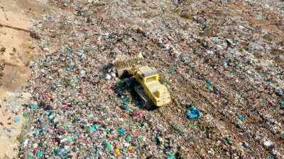 [Cole] The problem with that
is nothing really degrades - Plastic Earth