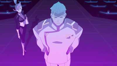 Collision on deck.
Target halted. - Promare
