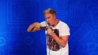 Color!" "Red." "R-E-D. - Russell Howard: Recalibrate