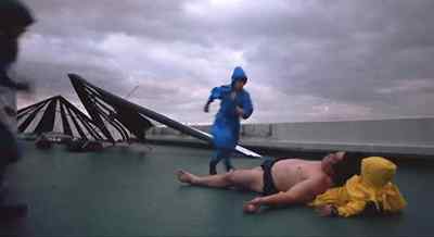 Colt! Get him off me! - 3 Ninjas Kick Back