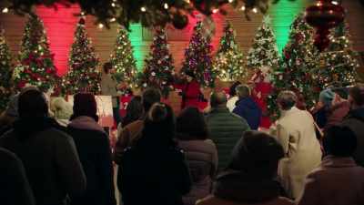 Com guirlandas
de bolinhas de vidro, - 'Tis the Season to be Merry