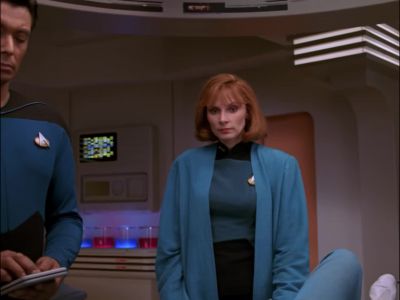 [COMBADGE CHIRPS] - Star Trek: The Next Generation