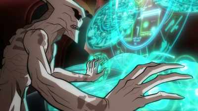 -  Come.
-  Additional breaches
on levels six and seven. - Justice League: Warworld