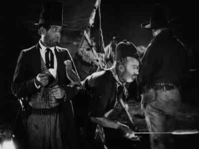 " Come along, my 3 Bad Men ...
it's time we were making camp." - 3 Bad Men