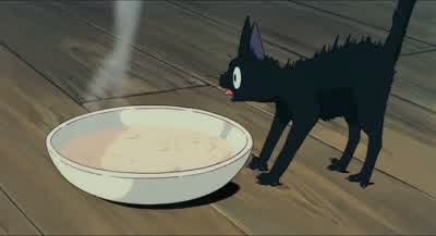 Come and eat your oatmeal before it gets cold. - Kiki's Delivery Service