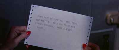 "Come back in morning.
Will type explanation. - The Fly
