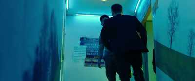 Come back another time.
Today's a bad day. - The Gangster, the Cop, the Devil
