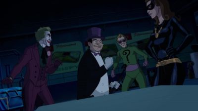 Come my capricious cronies in criminality - Batman: Return of the Caped Crusaders