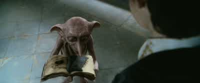 Dobby. Master has given Dobby a sock. What? I didn't give... Master has presented Dobby with clothes - Harry Potter and the Chamber of Secrets