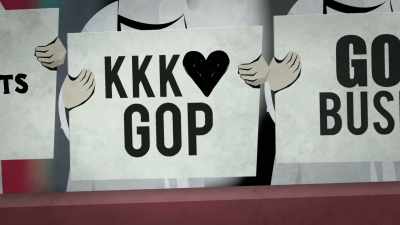 Come dressed up
like the Ku Klux Klan. - Trump Card