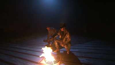 ― Come and get warm.
― I will. What's in the pot? - Great British Theatre