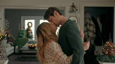-Come here.
-[bright music] - Take Me Back for Christmas