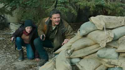 - Ready? - Yeah. ♪ ♪ Come here. - The Last of Us