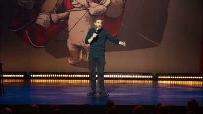 Come here, come here,
come here." - Andrew Santino: Home Field Advantage