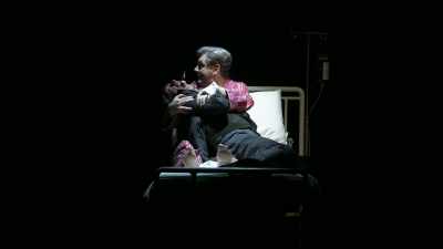 Come here. I'm not going anywhere.
I'm not... I'm not going anywhere. - National Theatre Live: Nye