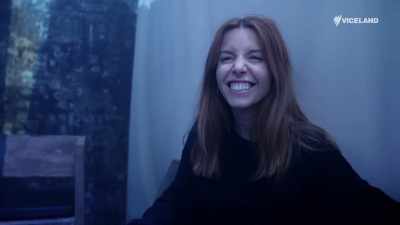 Come here. OK.
Hi.
I'm really concentrating. - Stacey Dooley Sleeps Over