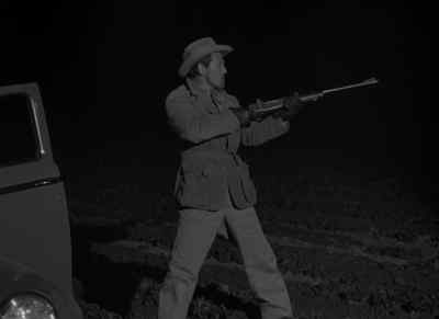 Come here, you! You run, I'll plug you! - Border Incident