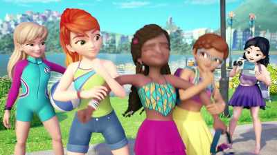Come in, Andrea.[VEHICLE APPROACHING] - LEGO Friends: Girls on a Mission