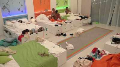 Come in, Cara,
after making a show of it, - Love Island