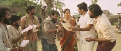 Come on aunt, put a sign here.
Aunt will sign - Rangasthalam