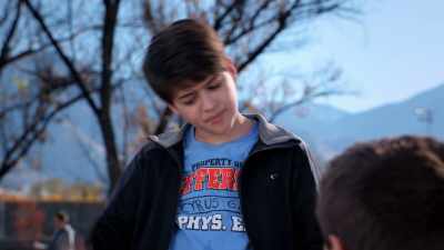 Come on, brah...
(taps bench) - Andi Mack