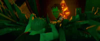 Come on, Chowder, grab on. - Monster House