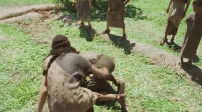 Come on.
Come on, quickly! - Samson and Delilah