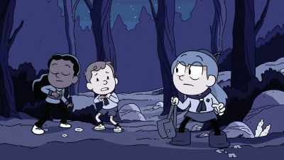-Come on!
-[David whimpering] - Hilda